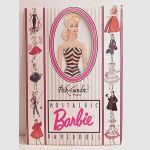 Vintage Barbie Paperdoll cutouts coloring 1989